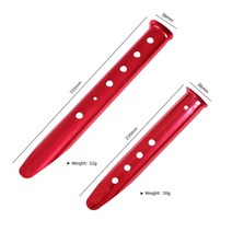텐트스커트고정 텐트스커트바람막이 모래 물주머니4개/몫 알루미늄 Flysheet 캐노피 천막 텐트 Pegs 스테이, 08 23cm Blue