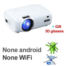 WZATCO프로젝터 빔프로젝터 LED 미니 휴대용 wzatco e600 smart android 10.0 wifi support full hd 4k 홈 LED Projector, 협력사, E600 없음 안드로이드