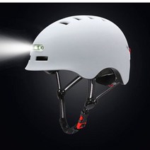 자전거헬멧 사이클 안전모 킥보드 전기자전거 경고등 오토바이 bike mtb road electric scooter balance car safety cap, 하얀, 48-53cm, 하얀