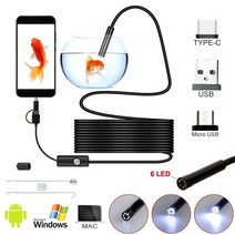 전자검사 누수탐지기 내시경카메라 배관 감지기 하수도 산업용 청음기 수분 청음봉5.5mm, 협력사, 10m, 하드 라인