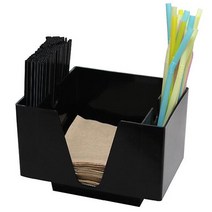 3구 바캐디 냅킨 빨대 머들러 디스펜서 카페용품