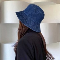 RHFVM여자 데님 스타일 벙거지 모자 여행 캠핑 코디 선물fsh, 영킴스샵 본상품선택, 영킴스샵 본상품선택