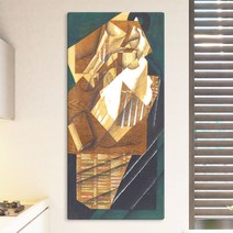 세계 명화그림 후안 그리스 풍경그림 대형 와이드 홈카페 인테리어 액자 명화액자, (그리스)유리병과 잔 담배