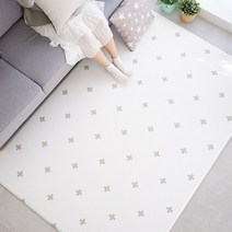 삼바텍 12T PVC 양면 사각 놀이방매트 140X100cm, 파인트리