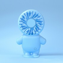 쿨링 저소음 샤오미-USB 미니 선풍기 휴대용 핸드헬드 충전식 조용한 포켓 핸드 환풍기 가벼운 사무실 포함 야외용, [03] Blue Cute