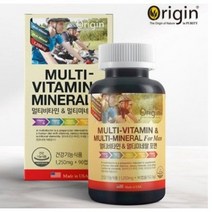오리진 멀티비타민 앤 미네랄 포맨 90캡슐 남성 활력 보충 항산화 건강