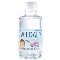 waterlime 와일드알프 베이비워터 먹는샘물 지하암반수 250ml, 25개