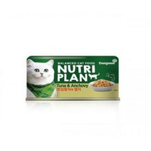 뉴트리플랜 흰살참치와 멸치 고양이 간식캔 12개입, 옵션:단일상품(상품명참조)
