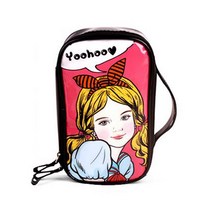 에나멜 화장품 파우치 메이크업 뷰티 파우치 여행용 다용도 이너백