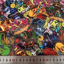 수전사필름 플딥 DIY 2m6m10m20m 길이 해골 액체 이미지 50cm, 2m, 2m