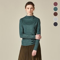 홈쇼핑 샤이니 메탈 하프 터틀 티블라우스 5종 세트