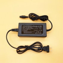 이륜 전기차 전동킥보드 충전기 리튬이온 밧데리 36v 전원 어댑터 42V 범용 충전기, 이륜36V-42V2A 3공 범용 (듀얼 보호판)