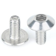 특수볼트M6 304 스테인레스 스틸 알렌 큰 우산 머리 나사 육각 버섯 소켓 볼트 긴 직경 12-30mm 15mm 10 개, 07 M6x16mm (15mm Head)