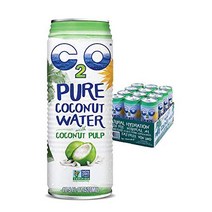 C2O Coconut Water 퓨어 코코넛 워터 위드 펄프 520ml 12팩, 1개