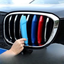 bmw 엠블럼 액세서리 셀프튜닝 용품 키드니 클립, 5.18-21 모델 X3/X4