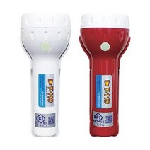 휴대용 조명등 LED KFI인증 비상조명등 비상손전등, 적색, 적색