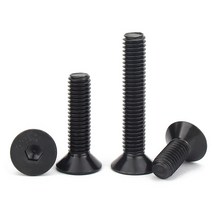 타이어나사 볼트 캡 호환M1.6 M2 M2.5 M3 M4 M5 M6 M8 M10 육각 홀 붙이 평평한 머리 나사 탄소강 볼트 기, 09 M10 (2pcs)_15 40mm