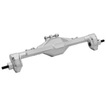 알루미늄 CNC 가공 통합 전면 및 후면 포털 액슬 1/10 RC 크롤러 자동차 Axial SCX10 II 90046 RGT 86100 업그레이드 부품, 7.Silver Rear Axle