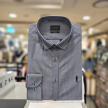 NC불광점 예작**78%특급 세일**세련되고 깔끔한 네이비 스트라이프 슬림핏 긴팔 셔츠 YJ1FBS920NY