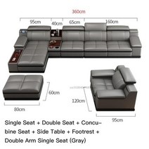 쇼파베드 침대형 거실 접이식 평상형 멀티 쇼파겸침대, 한 좌석, G. 360cm sofa set B