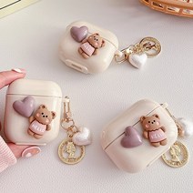 [키링set] 헬로곰돌이 에어팟케이스 프로 1세대 2세대 3세대 에어팟케이스, 키링set+헬로곰돌이, 에어팟 3세대
