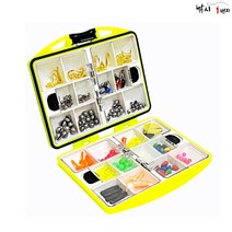 낚시 소품 케이스 24칸 세트 올인원 간편채비 24종, 소품 케이스 세트