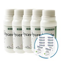 삼현제약 글리세린 식물성 99.9%, 5개 + 듀올스왑 6매, 100g