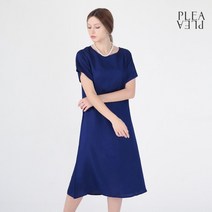 플리플리 PO002 인견 반팔원피스_네이비