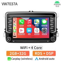 카플레이모니터 안드로이드 오토 안드로이드 자동차 라디오 GPS 2din 오토 폭스바겐 VW 파사트 B6 B7 CC 티, 04 2 32G Caplay wireles