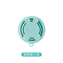 접이식컵 머그잔 등산 실리콘 폴딩컵 손잡이 실리콘접이식컵, 귀여운 곰(젤리그린)