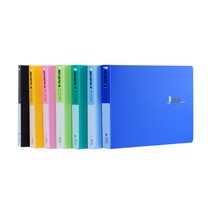 1600 희망화일 PP세금철 레버장식 세금계산서철, 파랑