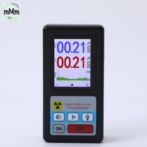카운터 방사능측정기 방사능측정 내장 휴대용, 중국어 블랙 색상 (배터리를 보내지 않을 경우 자체 준