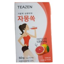 티젠 자몽쏙 분말차, 1개, 5g