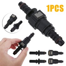 자동차 스캐너 1pc 8mm 9.89 자동차 연료 라인 호스 커플러 퀵 릴리스 연결 커넥터 호환 가능 쉽게 간단하
