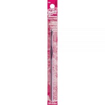 Susan Bates 14.4cm51/2인치 실리바륨 알루미늄 크로셰 후크 4mm 라벤더 USA 미국