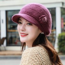 호쿠호니 어르신모자 할머니겨울 엄마 중년여성 앙고라 워머 미시