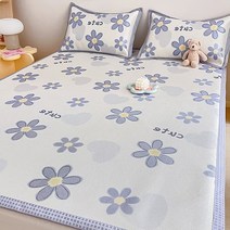 여름 통풍 쿨매트 150*200cm 180*200cm, 귀여운 꽃