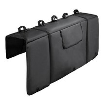 화물차 공구 함 박스 132x40.6x20cm 픽업 트럭 테일 게이트 보호 패드 용 테일 게이트 패드 셔틀 패드 5 자전거 보안 자전거 스트랩 도구 포켓 운송, 씨엔, 01 Black