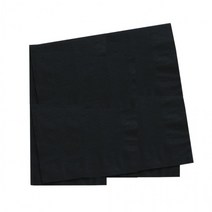 장식 테이블 생일 파티 기념일 칼라냅킨(블랙)20매, 상세페이지 참조