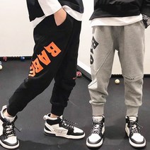 사선 나염 트레이닝바지 주니어바지 남아 초등 키즈조거팬츠 아동 170