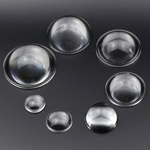 측정공구 LED 손전등 토치용 평면 볼록 광학 유리 렌즈 자동차 램프 스포트라이트 프로젝션 라이트 15 2, 11 35mm