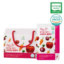 비카인 빼빼라 유기농 ABC NFC 플러스 사과초모 클렌저 착즙 쥬스 30p, 80ml, 30포