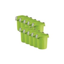 스테판플라스트 사료보관통 8L 그린(2.78kg) X 10개