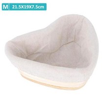 반느통 발효 빵 바구니 깜빠뉴 증명 등나무 교정 베이킹 그릇 바게트 반죽 Banneton Brotform 주방 베이커리 도구, 1개