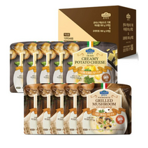 폰타나 그릴드 머쉬룸수프 180g x 5p + 크리미 포테이토 치즈수프 180g x 5p, 9세트