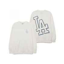 [국내매장판] 엠엘비 MLB 베이직 메가오버핏 맨투맨 LA (Ivory)