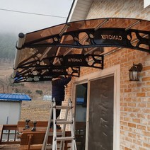 캐노픽스 1870x2900 아파트 오피스텔 상가 현관 출입구 주차장 렉산지붕 캐노피공사, 그린, 블랙, 블랙(분체도장)