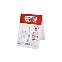 쇼케이스A6(양면/세로) 0687 POP꽂이 아크릴꽂이 105x148 (mm) 1개입, 7개