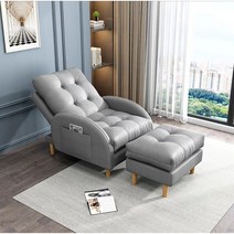 1인리클라이너 수유 리클라이너소파 좌식 1인용 가리모쿠 의자 쇼파 북유럽 패브릭 원룸 리클라이너쇼파, K