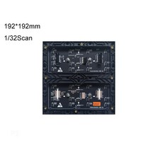 2Pcs P3 실내 모듈 192*192mm 64*64 픽셀 1 RGB 풀 컬러 SMD LED 디스플레이 패널 1/32 스캔 HUB75E, 한개옵션0